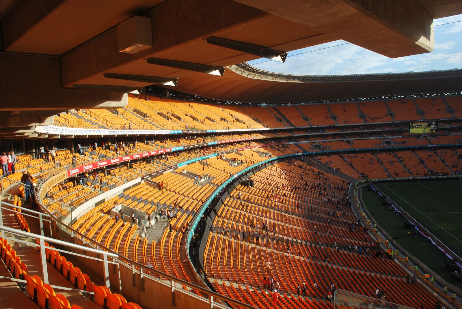 Nikon D60 sample photo. Football, stadium, fnb stadium photography
