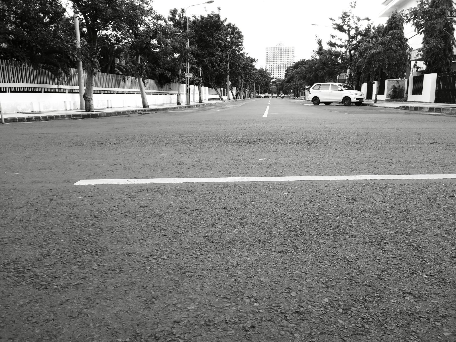 LG M700 sample photo. Street, lonely, black and photography