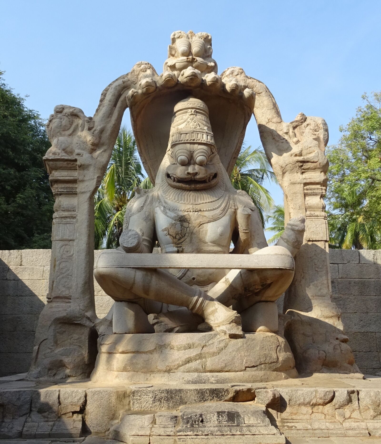 Sony DSC-HX60V sample photo. Narasimha vigraha, ugra narasimha photography