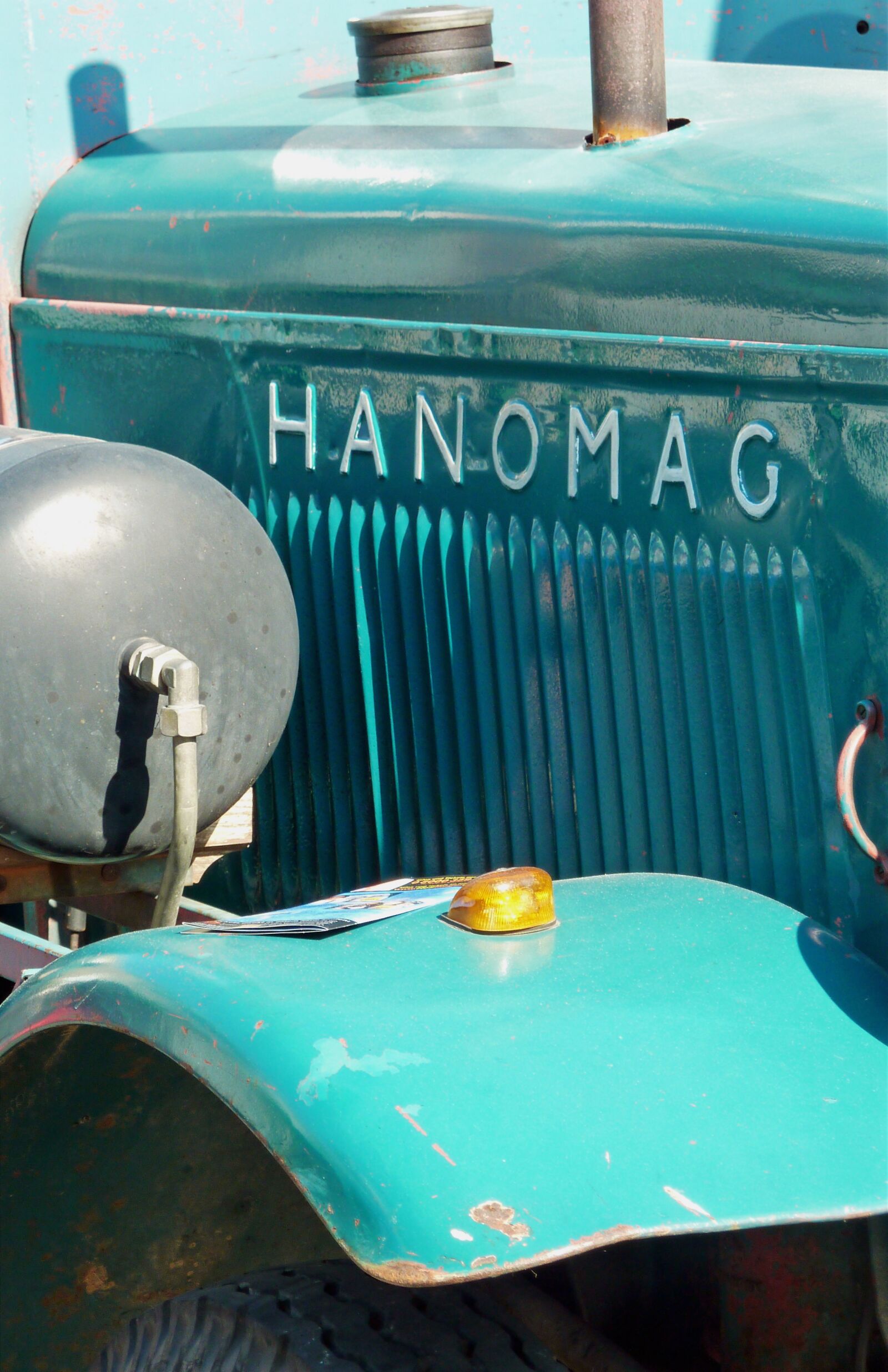 Panasonic DMC-TZ7 sample photo. Old, hanomag, historical agricultural photography