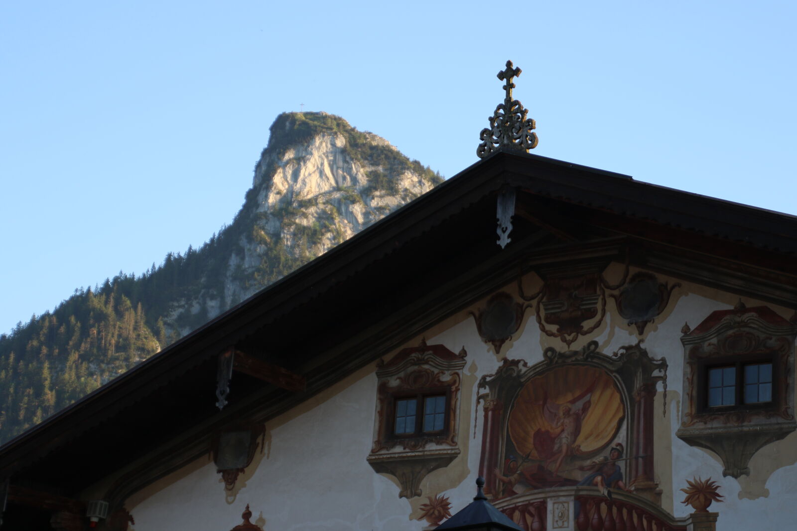 Canon EOS 7D Mark II sample photo. Alps, cross, home, house photography
