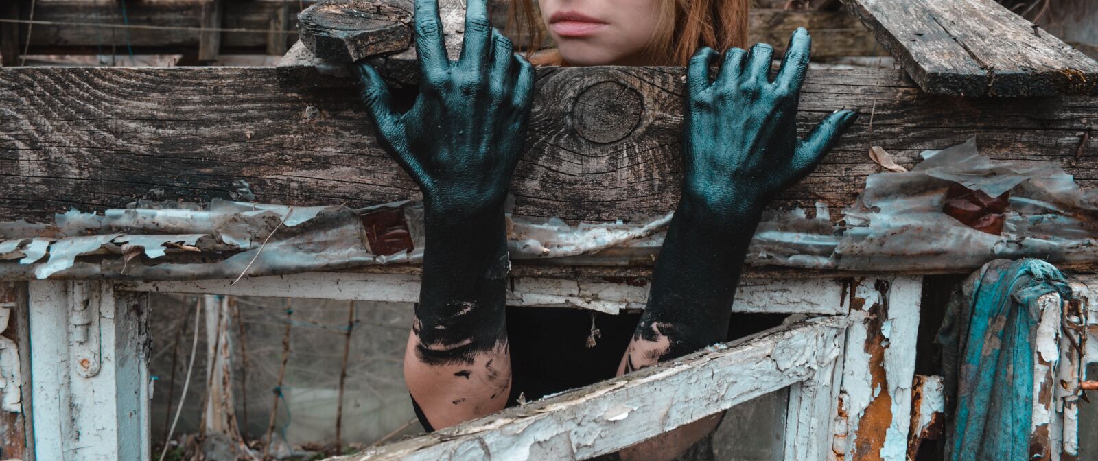 Nikon D3200 sample photo. Hands, paint, black photography