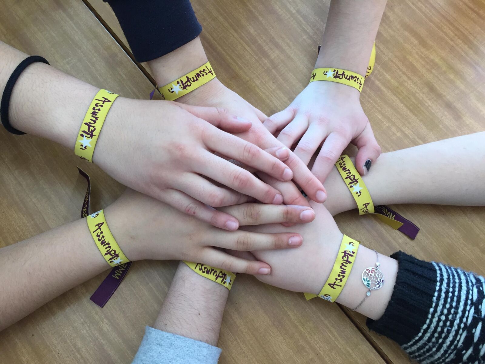 Apple iPhone 6 sample photo. Bracelets, hands, union photography