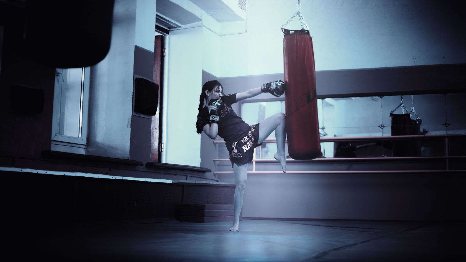 Canon EOS 5D Mark III sample photo. Kickboxer, girl, moscow photography