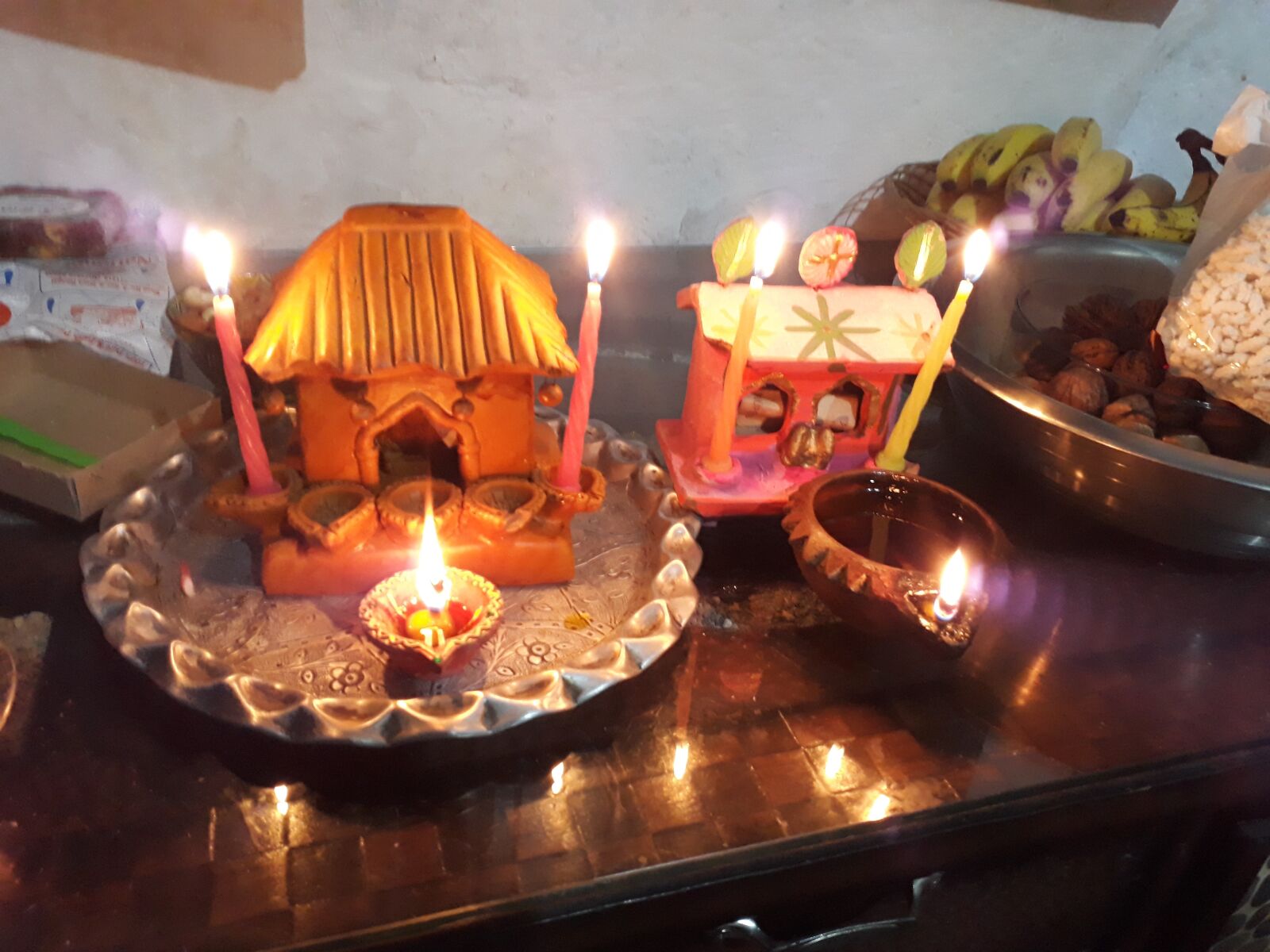 Samsung Galaxy On7 Prime sample photo. Happy diwali, mud hut photography