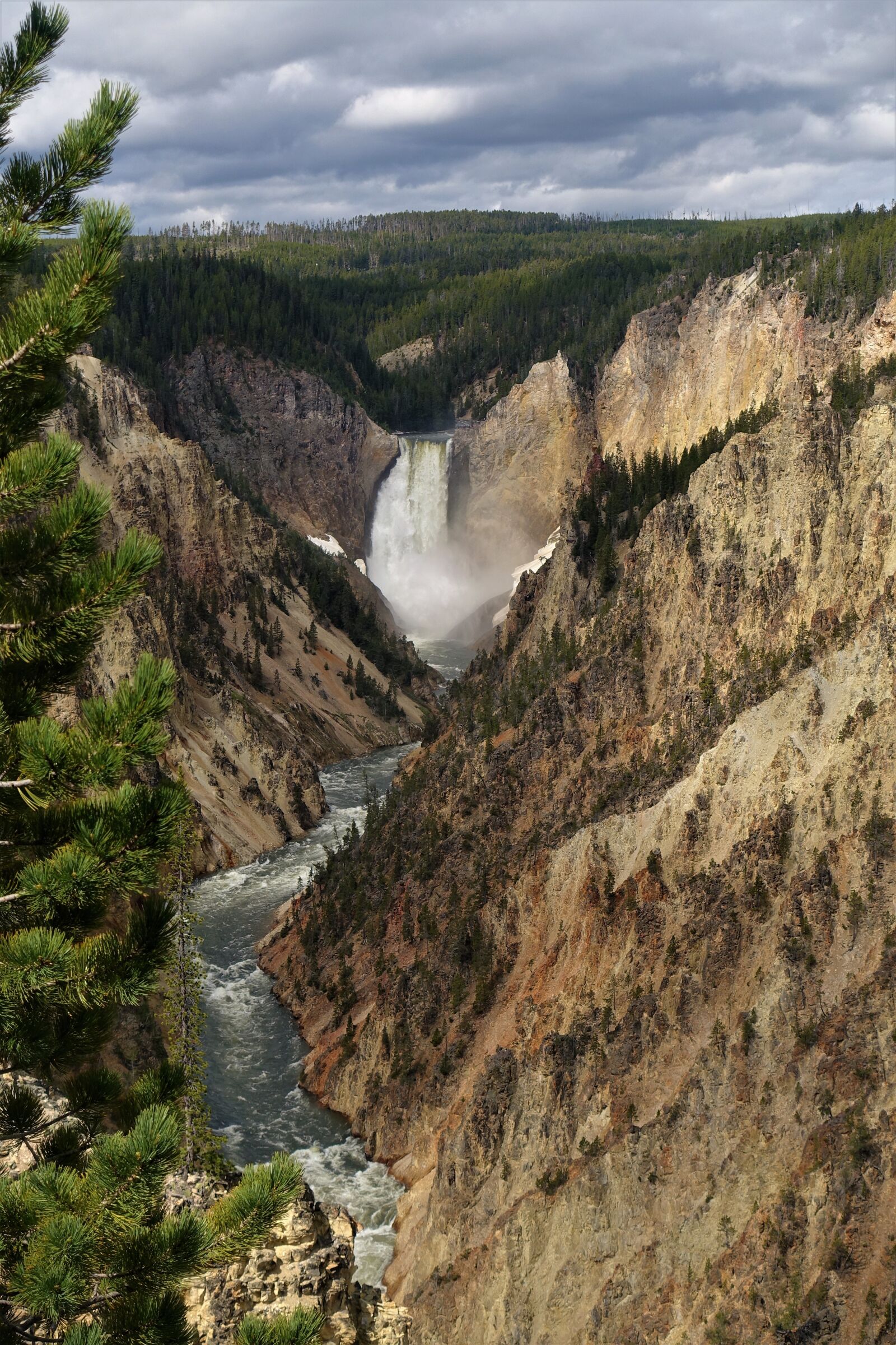 Sony Cyber-shot DSC-RX100 III sample photo. Waterfalls, yellowstone, wyoming photography