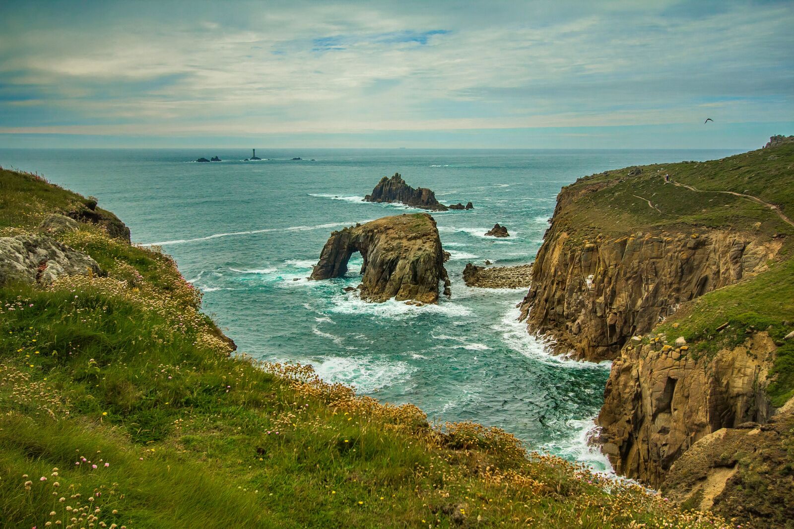 Canon EOS 60D sample photo. Cornwall, ocean, reefs photography