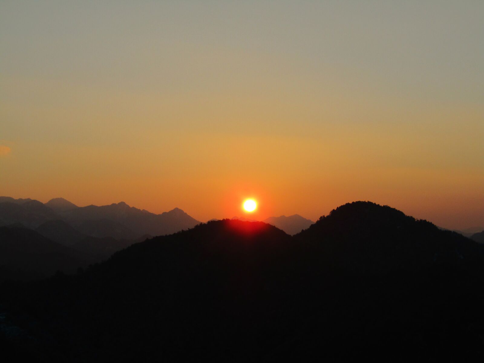 Canon POWERSHOT SX430 IS sample photo. Mountains, sunrise, dawn photography