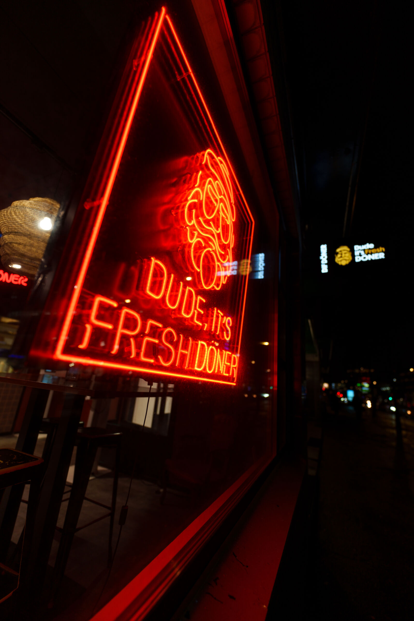 Sigma 14mm F1.4 DG DN sample photo. Neon glow photography