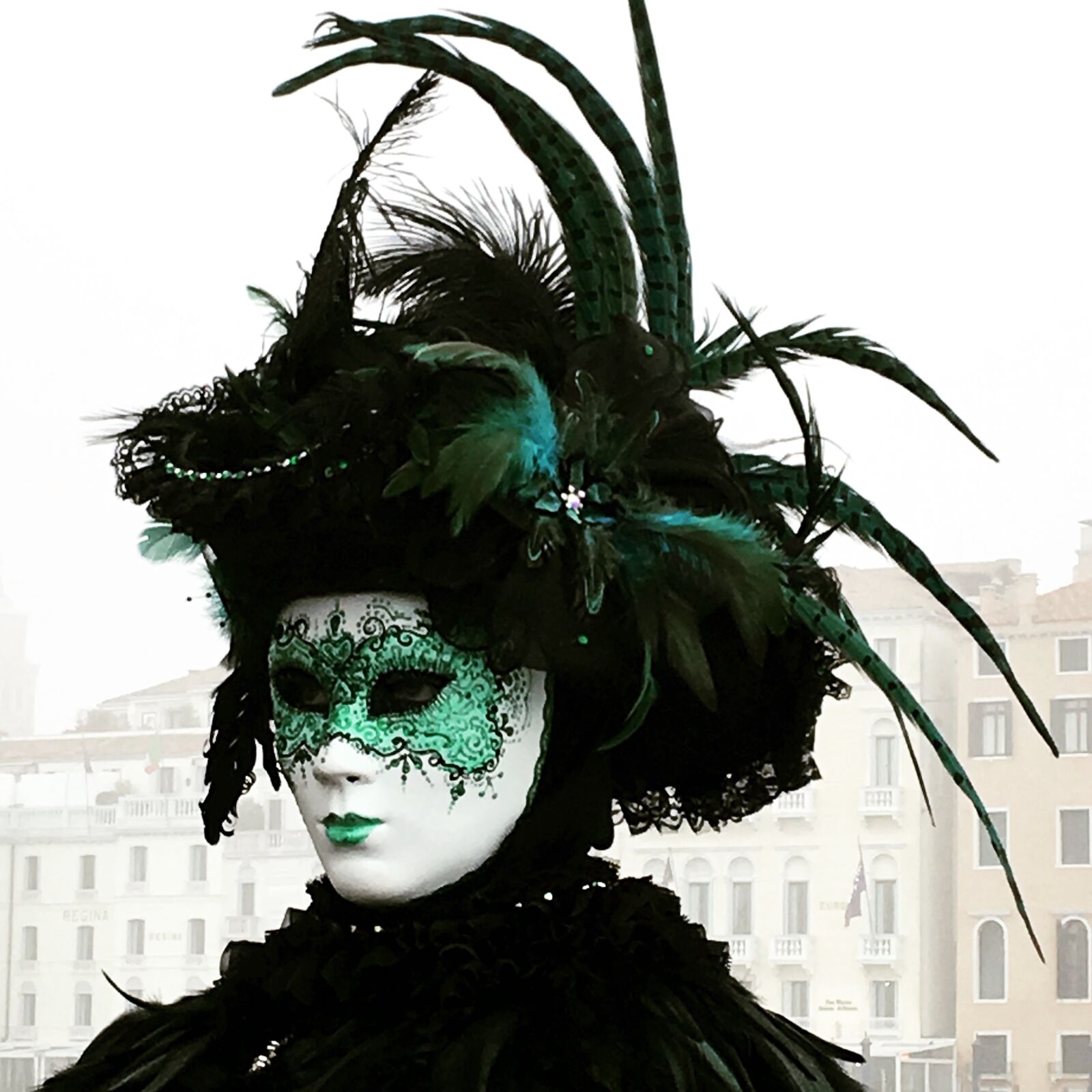 Apple iPad Pro sample photo. Venice, carnival, mask photography