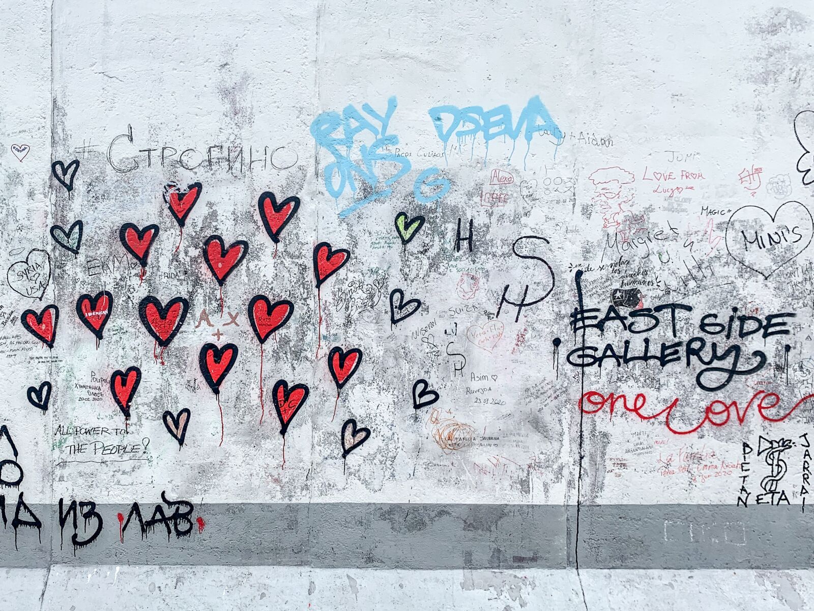 Apple iPhone XR sample photo. East side gallery, berlin photography
