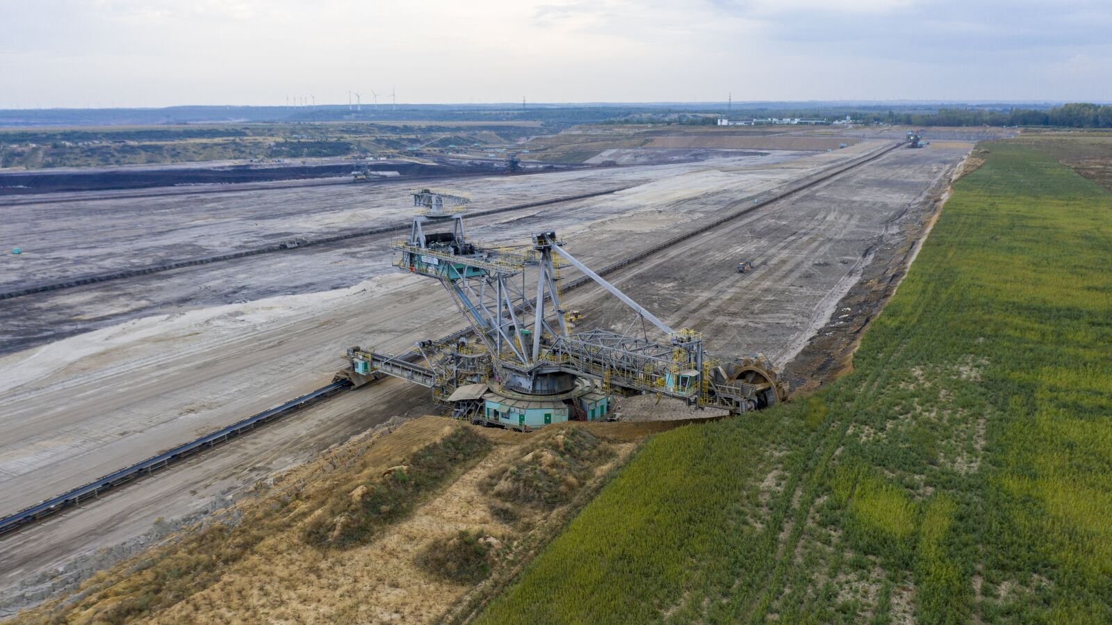 Hasselblad L1D-20c sample photo. Brown coal, open pit photography