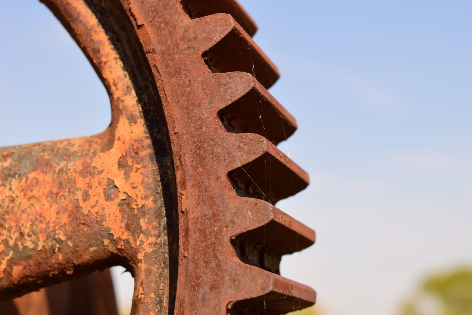 Nikon D3300 sample photo. Gear, metal, rust photography