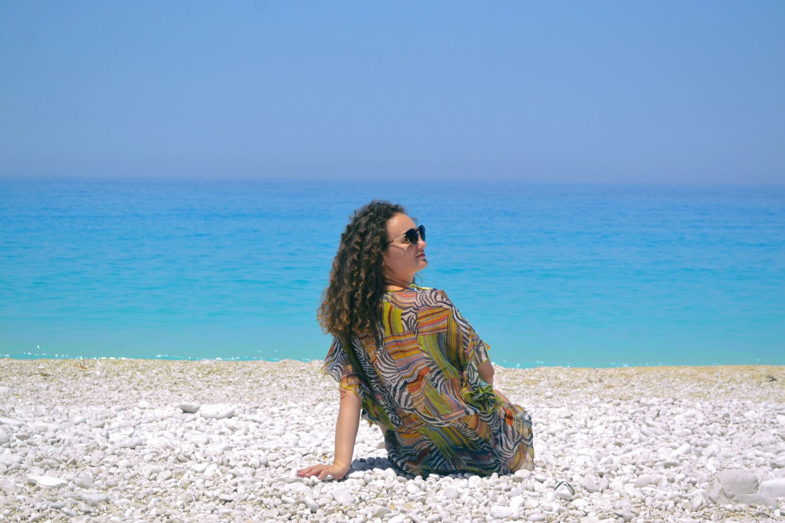 Nikon D3100 sample photo. Girl, seaside, greece photography