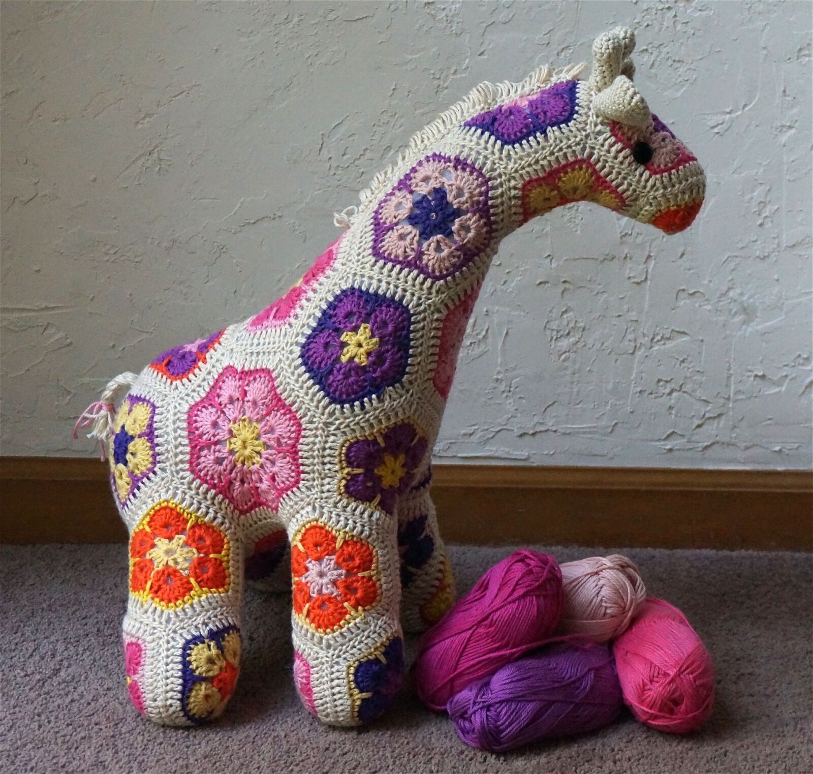 Sony Alpha NEX-5T sample photo. Jedi crocheted giraffe, african photography