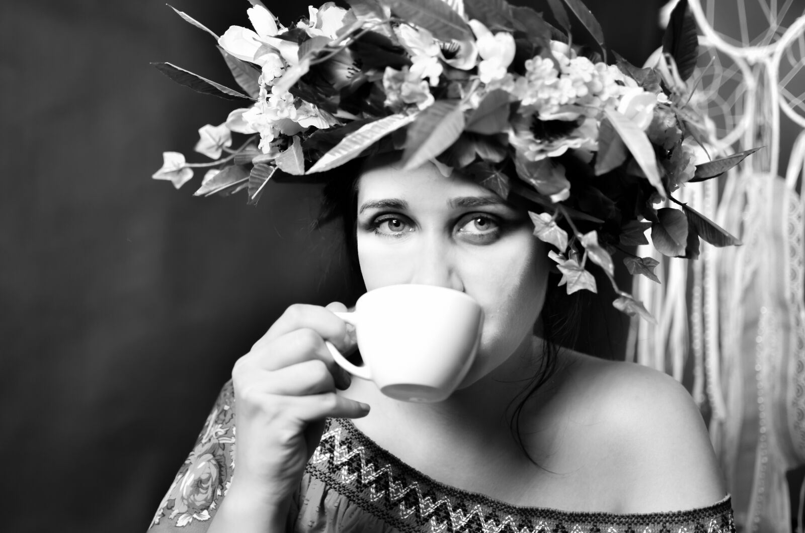Nikon D7000 sample photo. Woman, coffee, girl photography