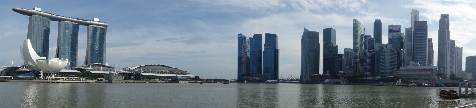 Sony Cyber-shot DSC-RX100 sample photo. Panorama, singapore, marina bay photography