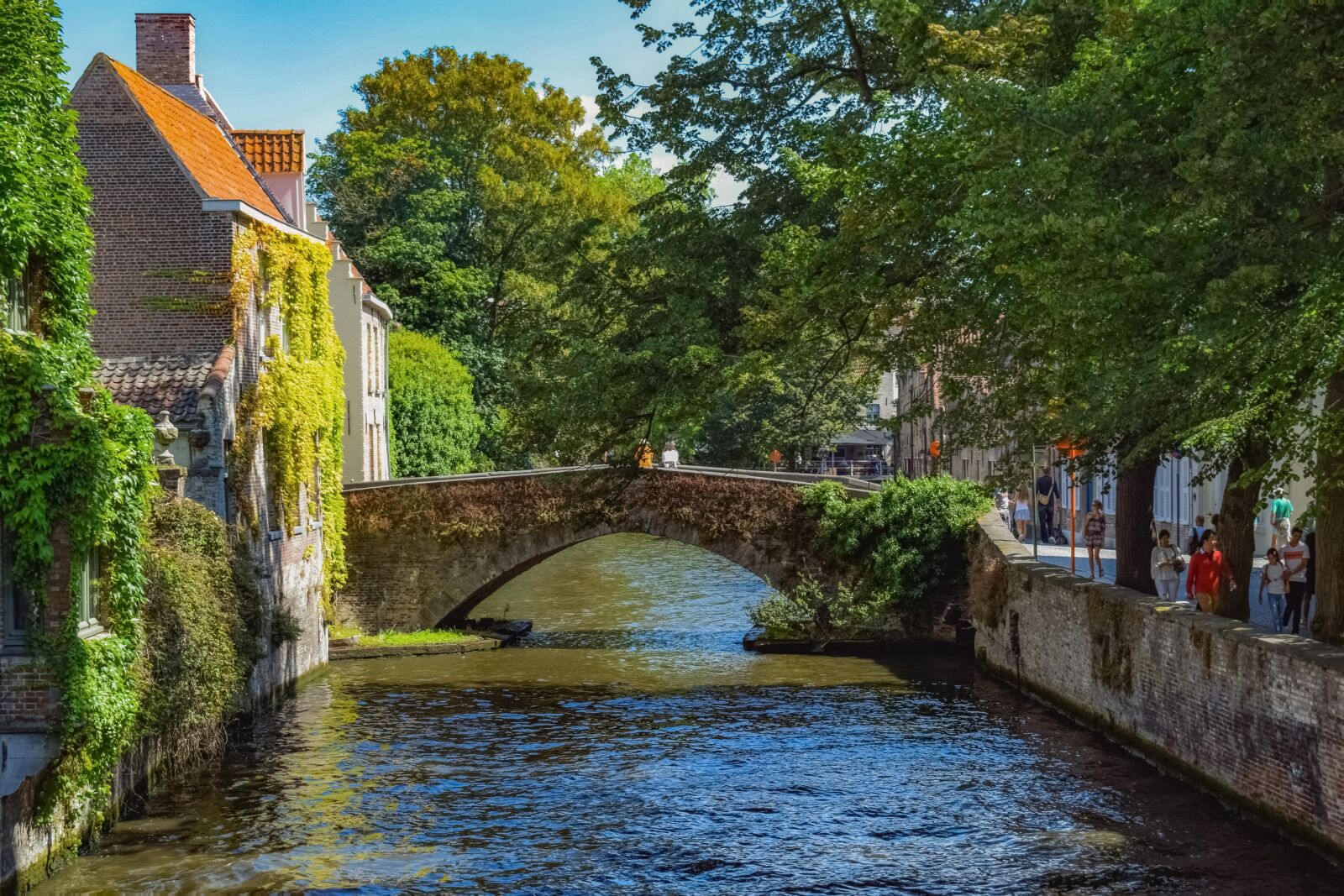 Nikon D3300 sample photo. Belgium, brugge, canal photography