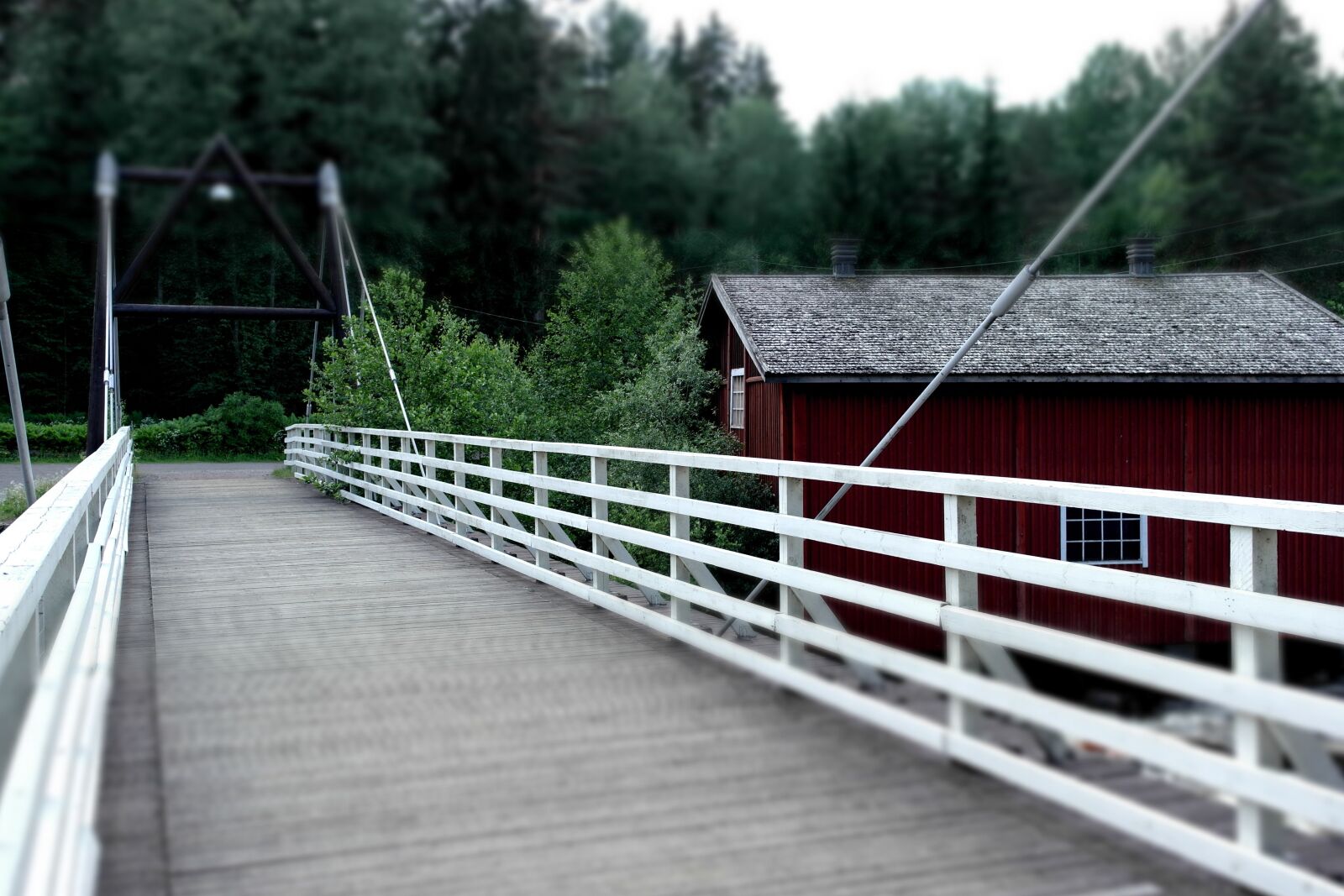 Samsung NX1000 sample photo. Bridge, road, mill photography