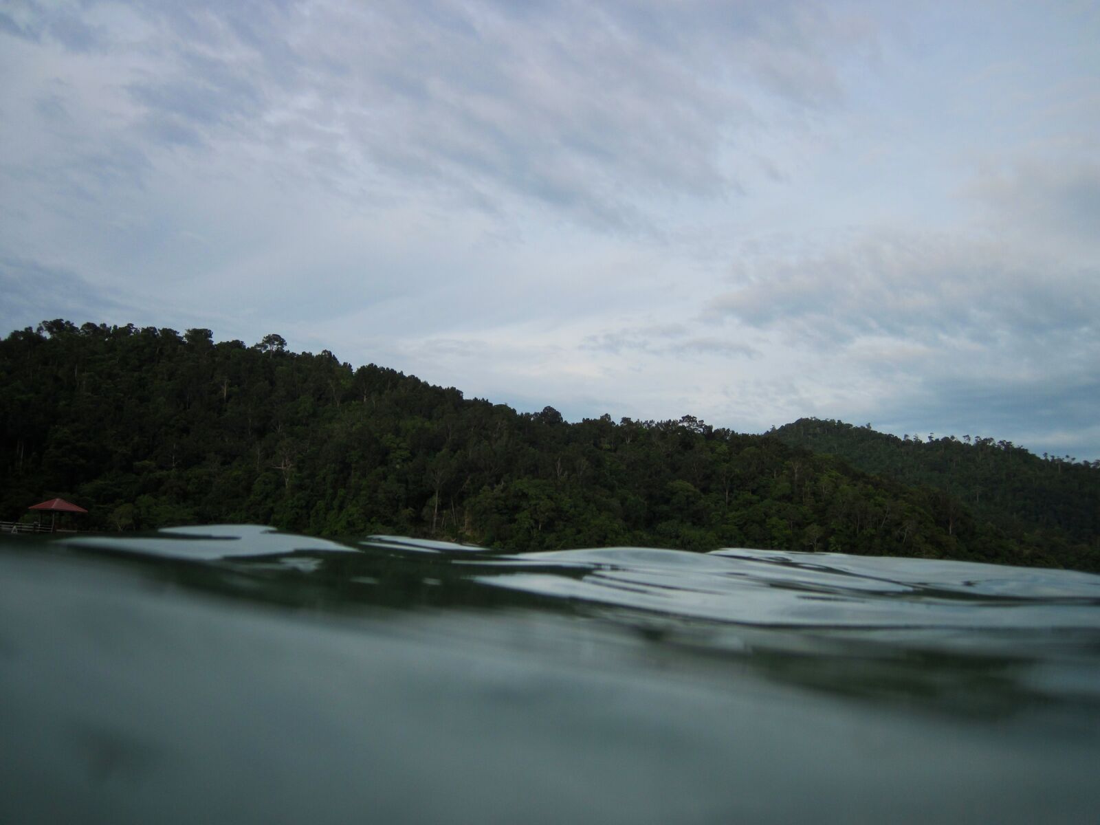 Canon PowerShot D10 sample photo. Jungle, sea, sky, waves photography