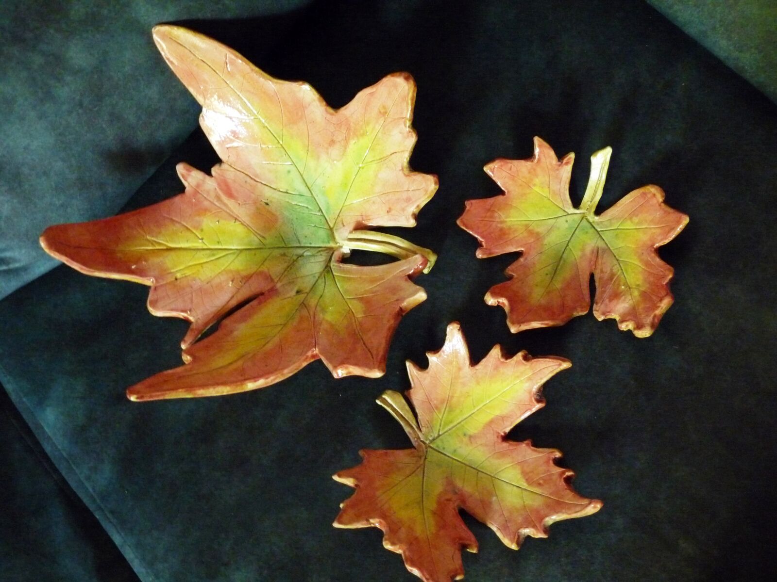 Panasonic Lumix DMC-FZ28 sample photo. Pottery, autumn, leaves photography