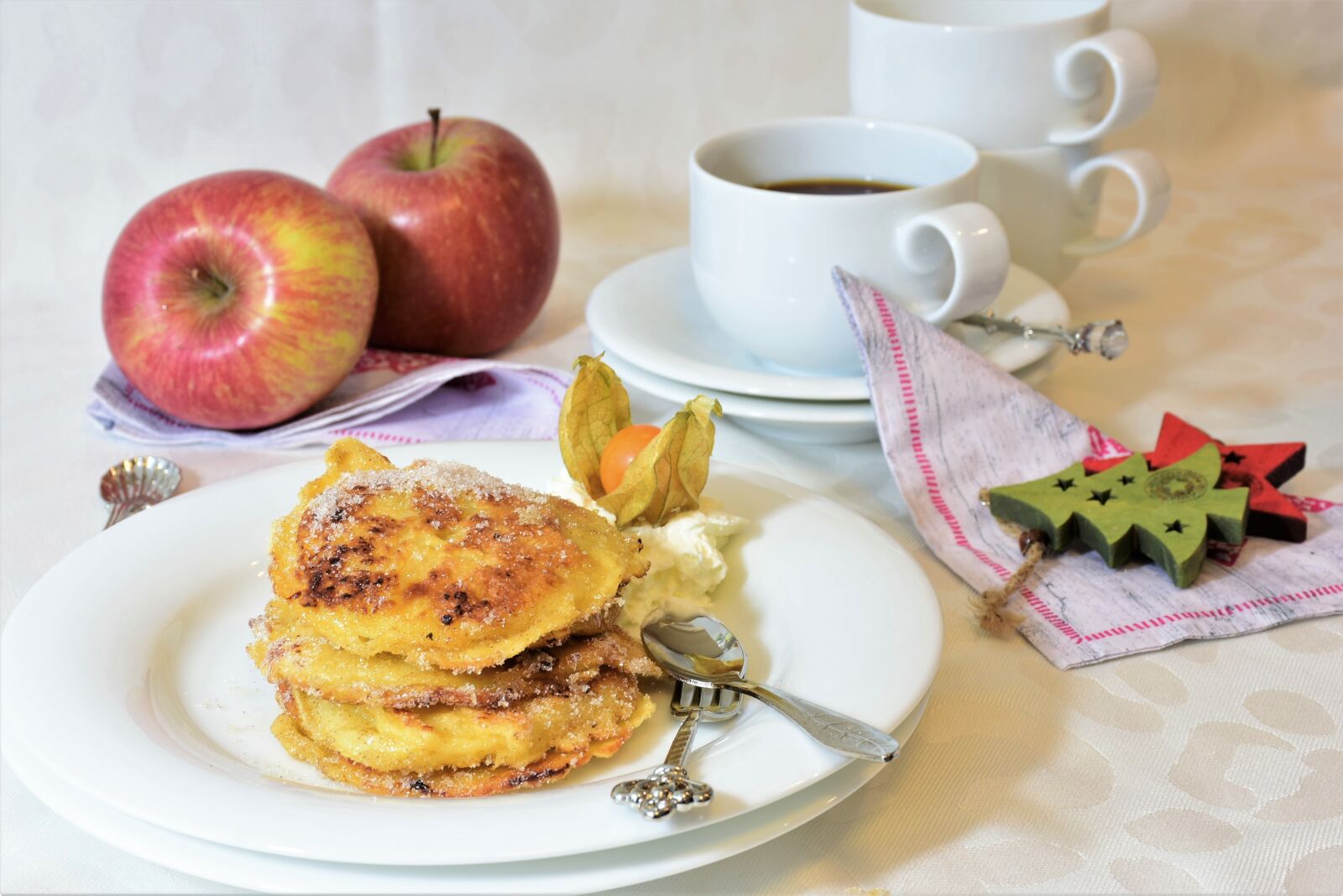 Nikon D7200 sample photo. Apple, apple fritters, cake photography