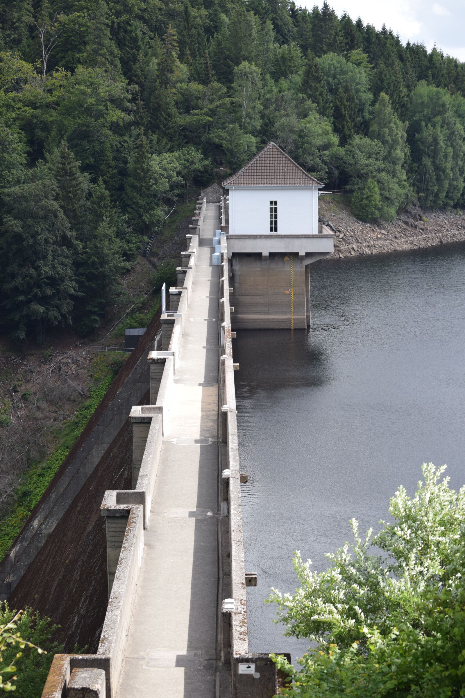 Nikon D5300 sample photo. Dam, eckertal, embankment crown photography