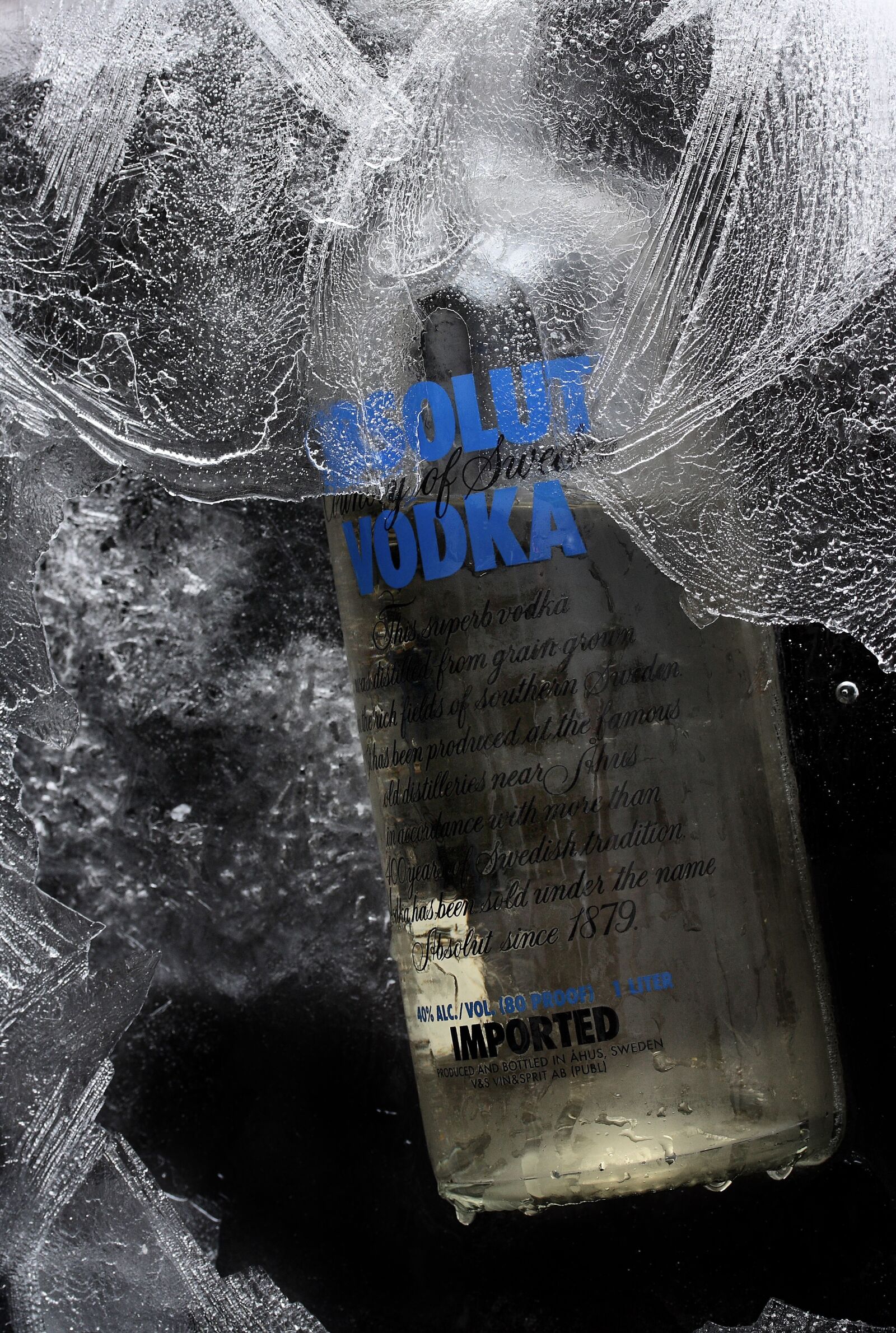 Canon EOS 40D sample photo. Vodka, the drink, ice photography