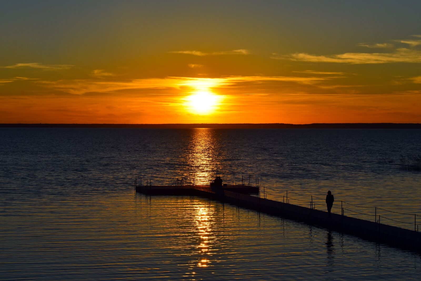 Nikon D3400 sample photo. Sunset, lake, sky photography