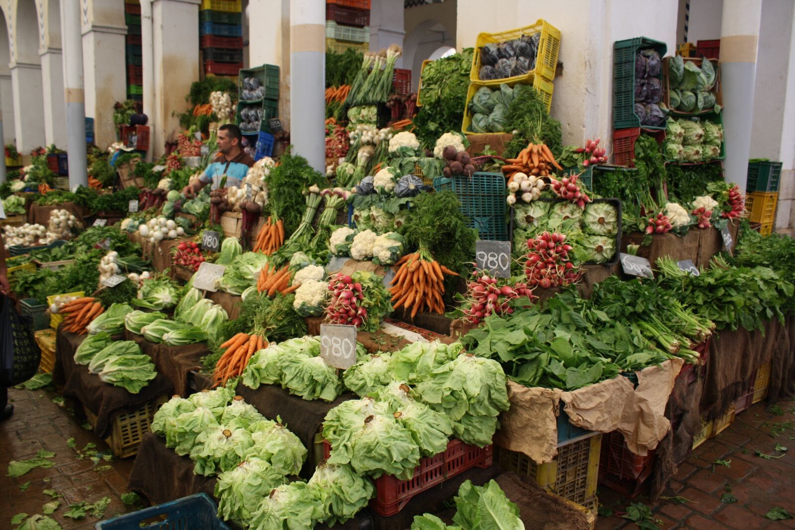 Canon EOS 1000D (EOS Digital Rebel XS / EOS Kiss F) sample photo. Vegetable market, tunisia, tunis photography