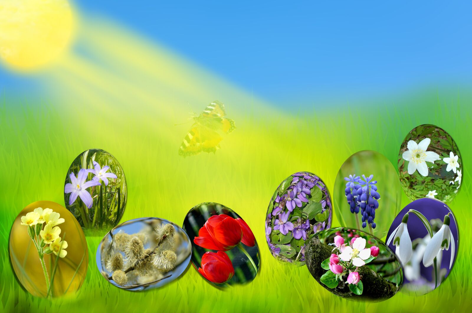 Nikon D5100 sample photo. Easter, eggs, spring photography