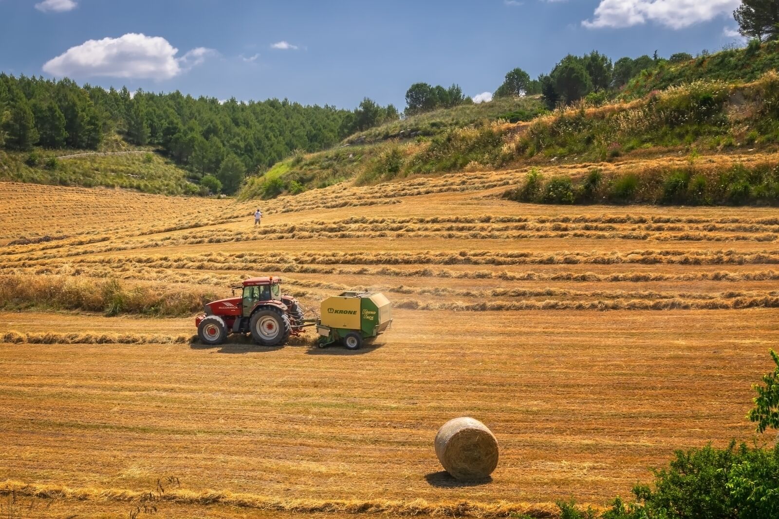 Nikon D3300 sample photo. Harvest, tractor, agriculture photography