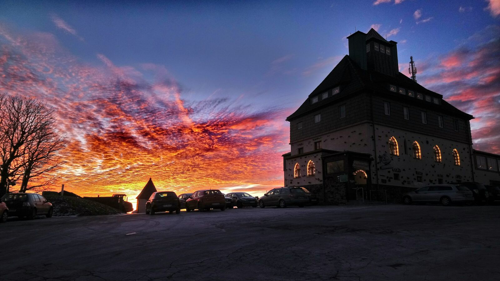 Sony Xperia XA1 Plus sample photo. Sunset, rinds mountain, seiffen photography