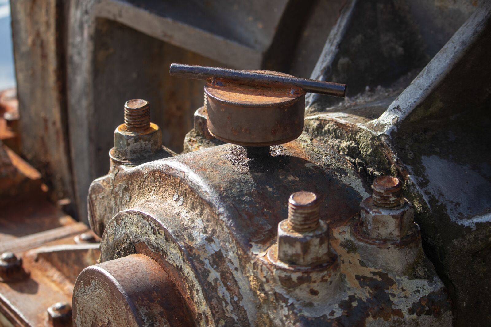 Canon EOS 200D (EOS Rebel SL2 / EOS Kiss X9) sample photo. Machine, rust, old photography