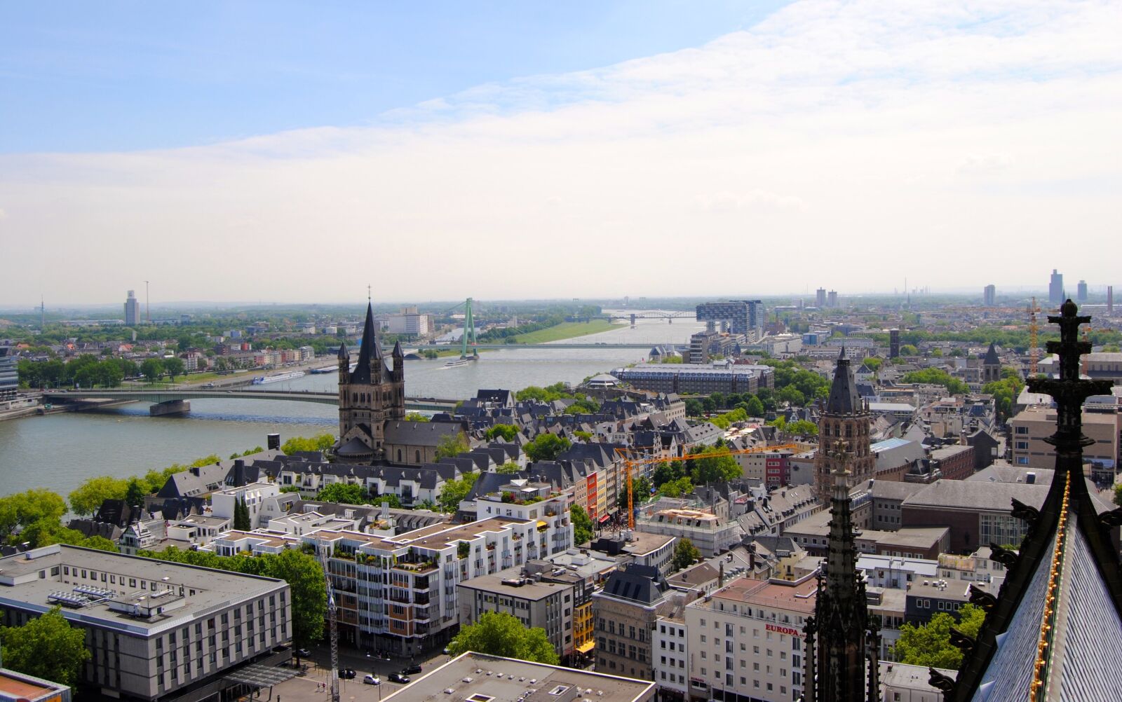 Nikon D3000 sample photo. View from dom, cologne photography