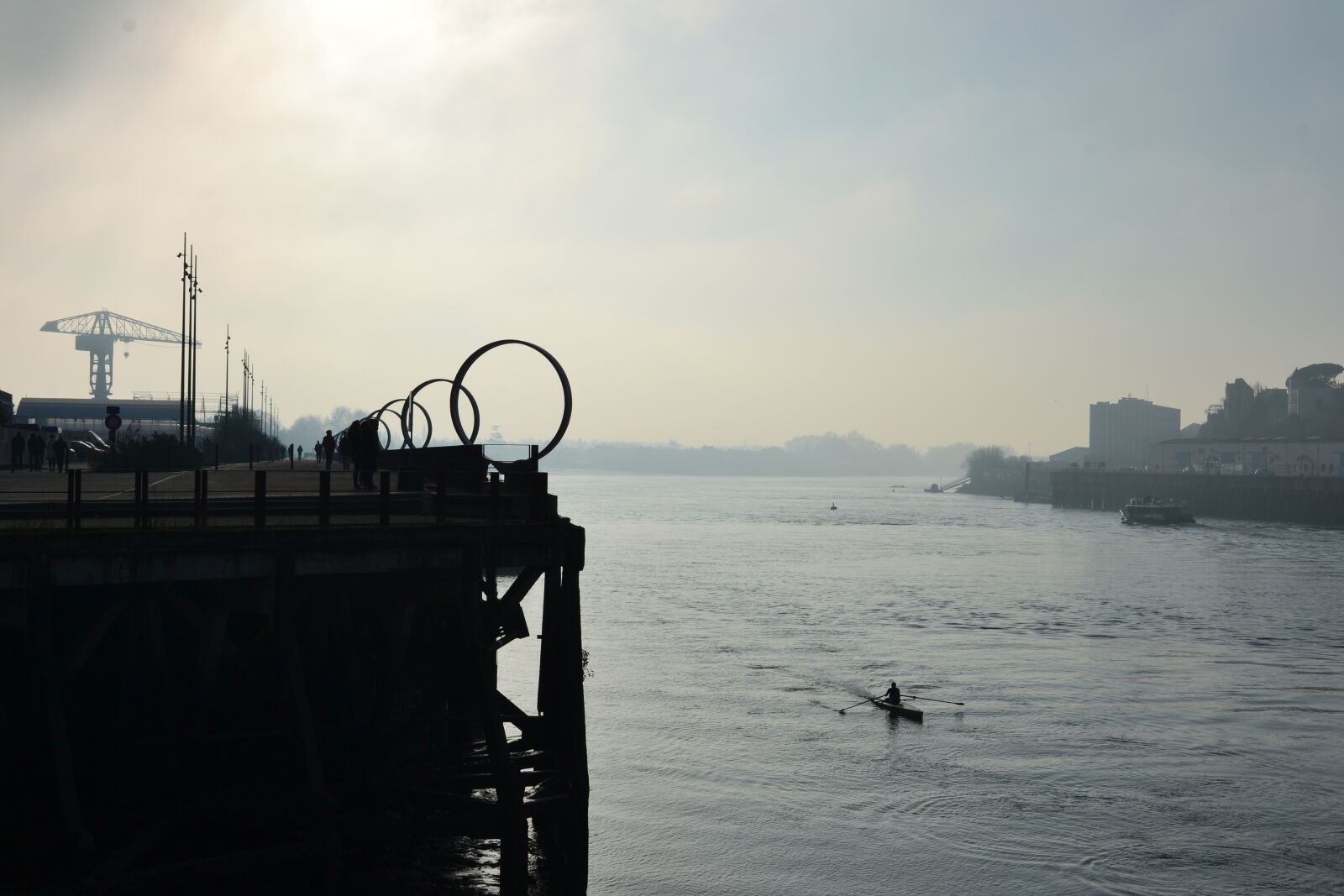 Nikon D3100 sample photo. Silhouette, ship, in, sea photography