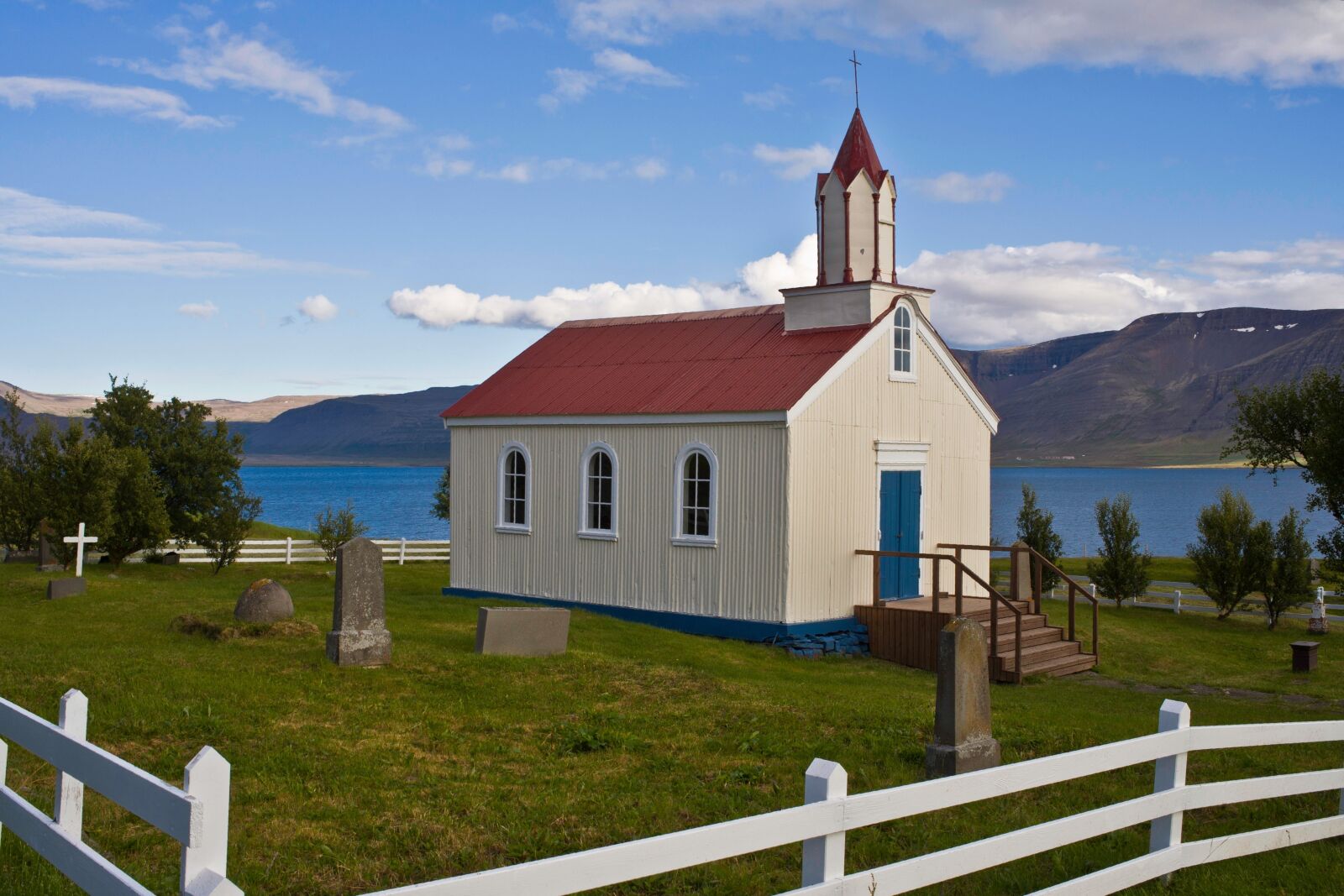 Canon EOS 5D + Canon EF 35mm F2 sample photo. Church, iceland, scenic photography