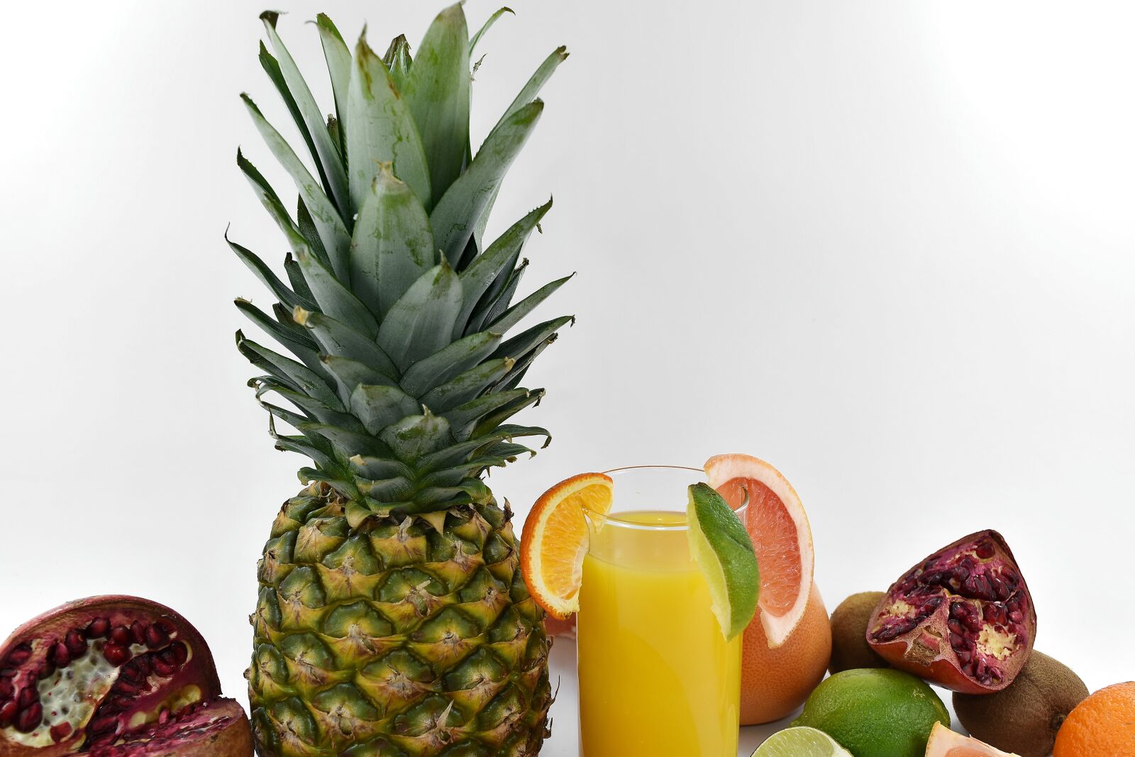 Nikon D5500 sample photo. Citrus, grapefruit, lime, pineapple photography