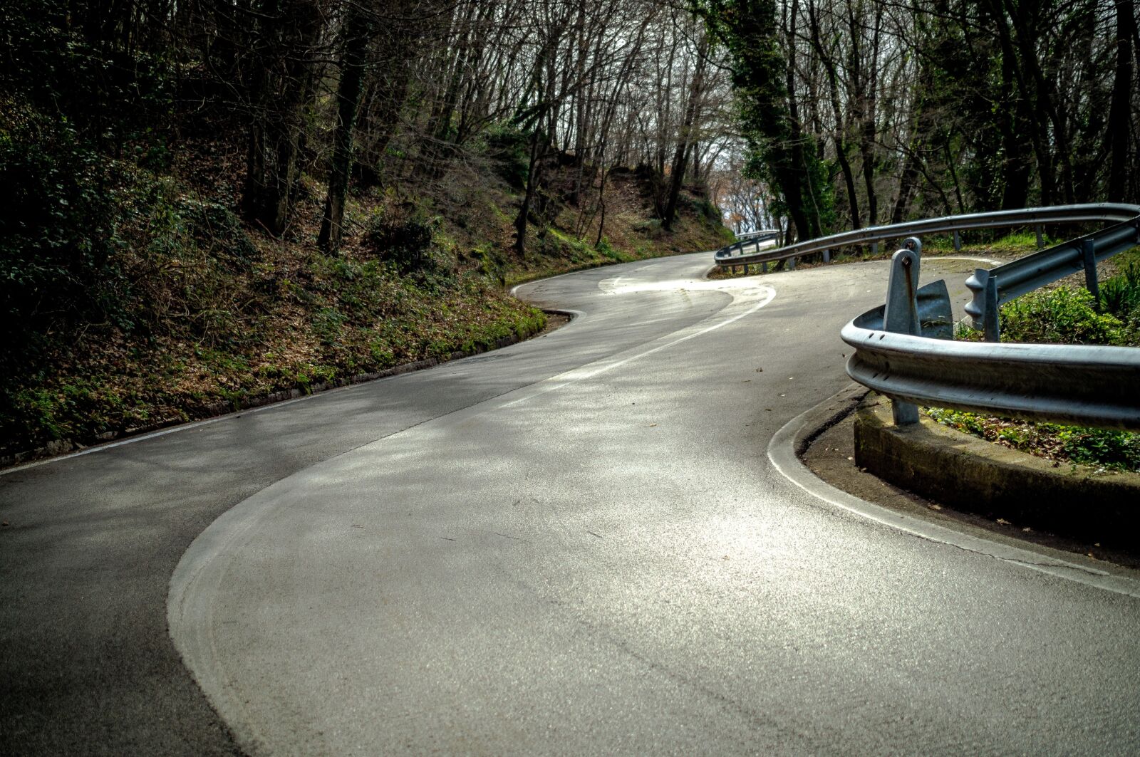 Sony SLT-A37 sample photo. Mountain, road, moto photography