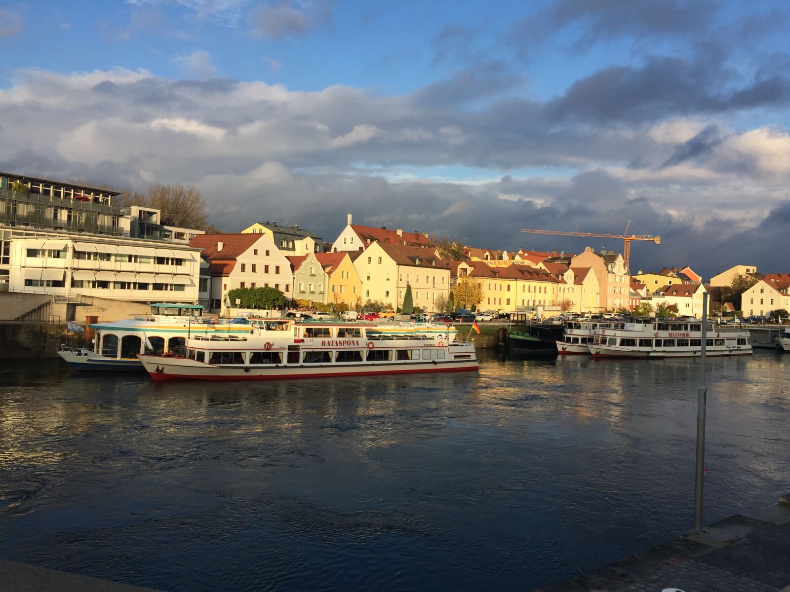 iPhone 6 Plus back camera 4.15mm f/2.2 sample photo. Danube, river, regensburg, germany photography