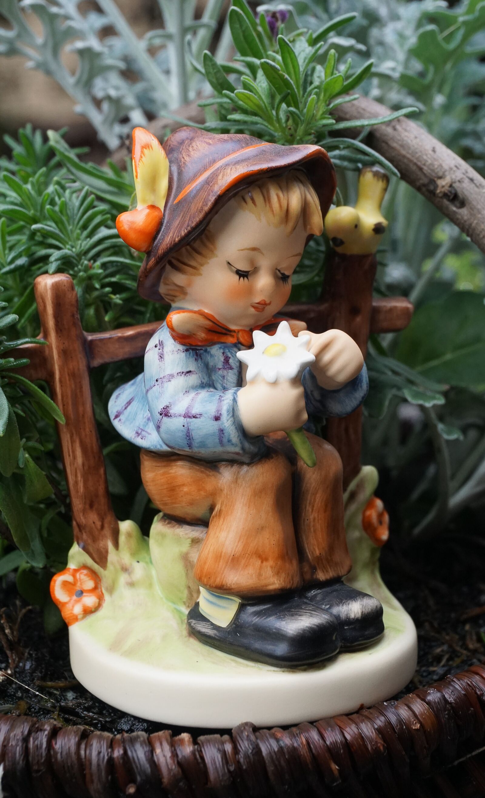 Sony a6000 sample photo. Hummel figure, goebel, ceramic photography