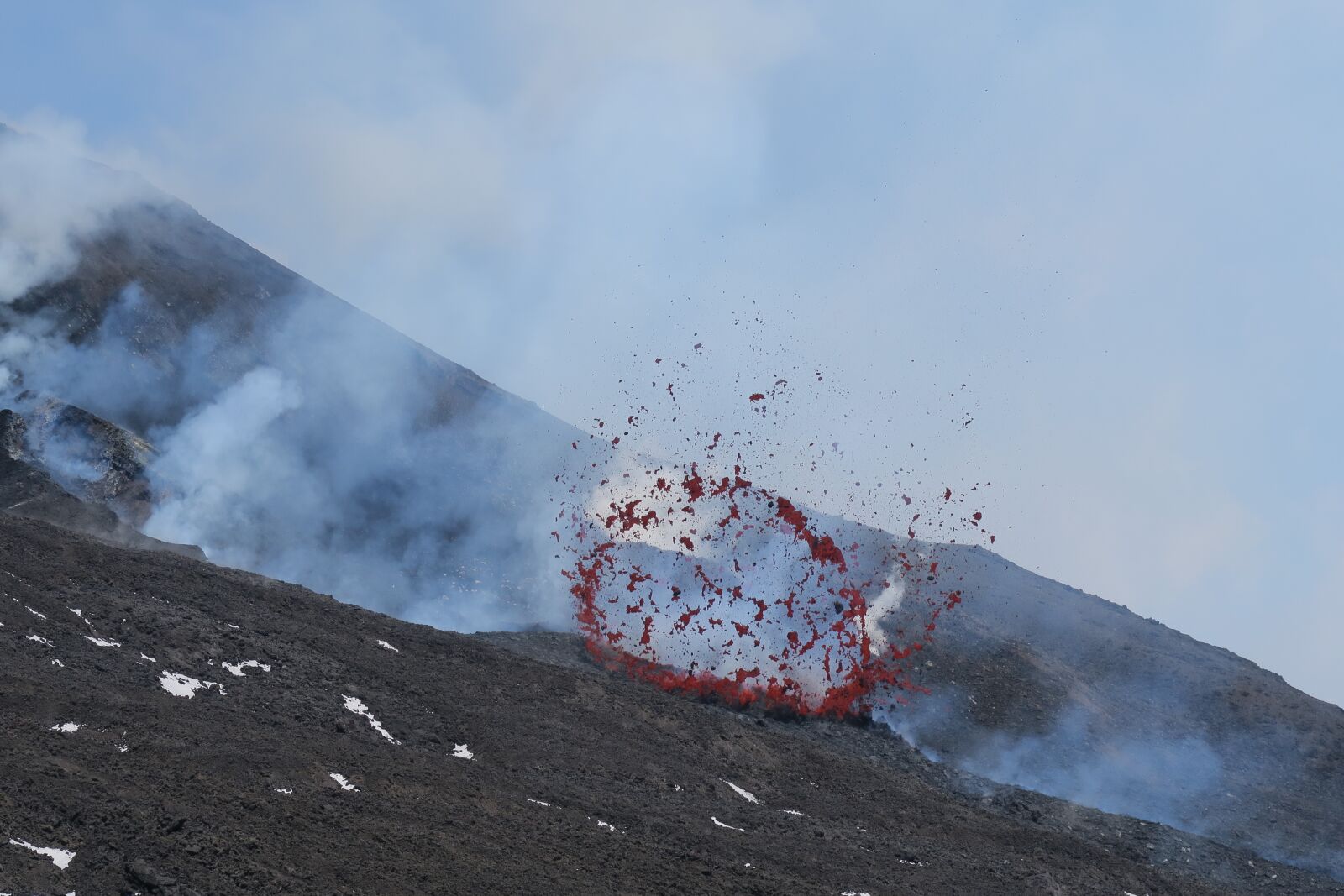 Canon PowerShot G5 X sample photo. Volcano, sicily, rash photography
