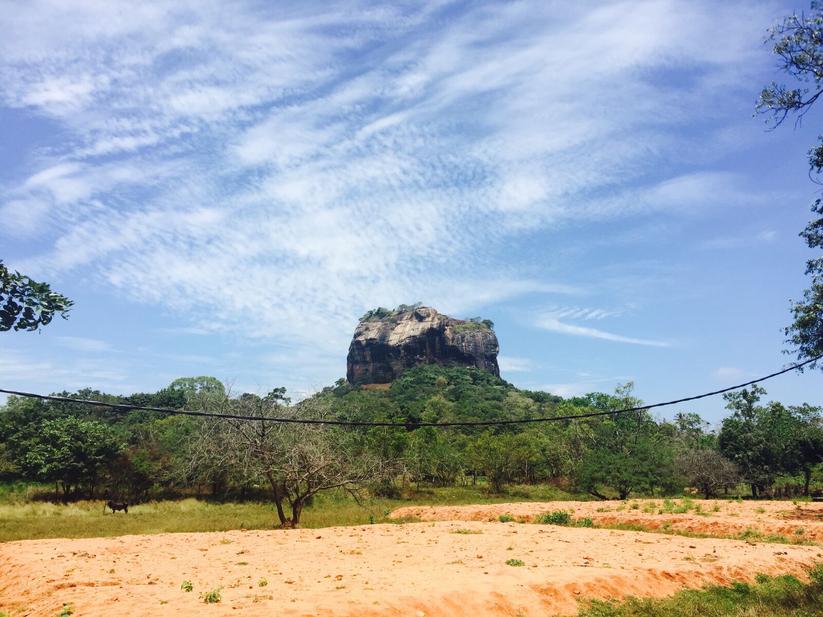 iPhone 6 back camera 4.15mm f/2.2 sample photo. Sigiriya rock, sri lanka photography