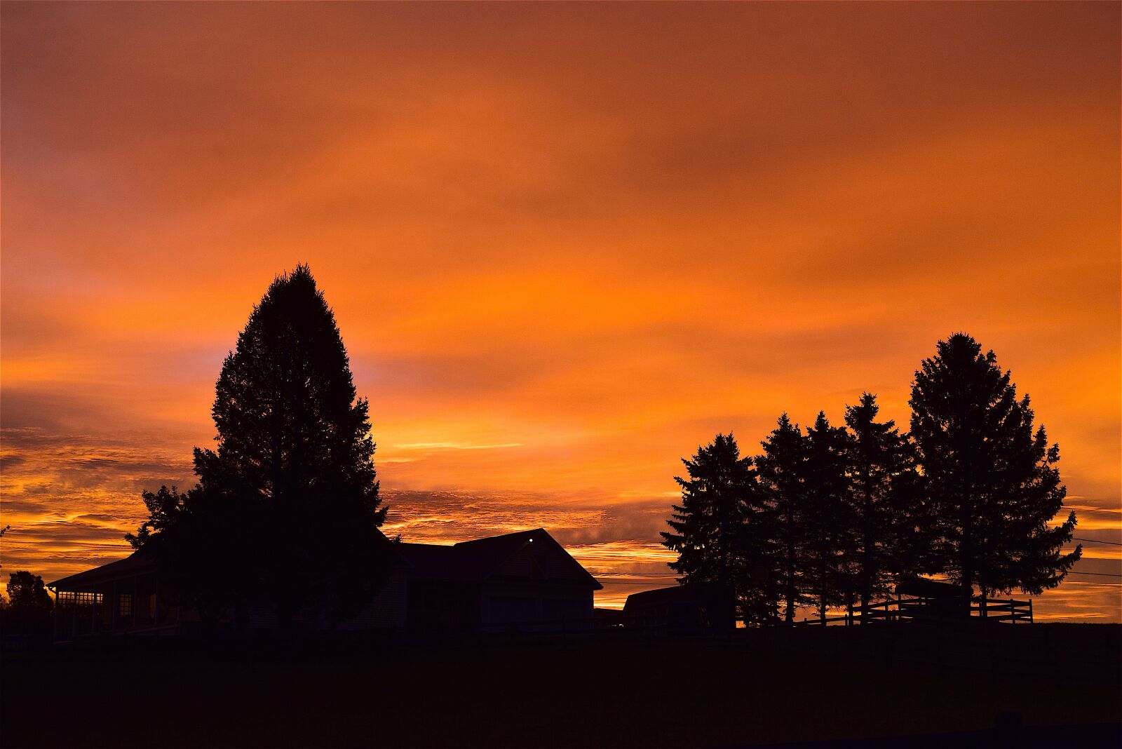 Nikon D3300 sample photo. Sunrise, sky, silhouette photography