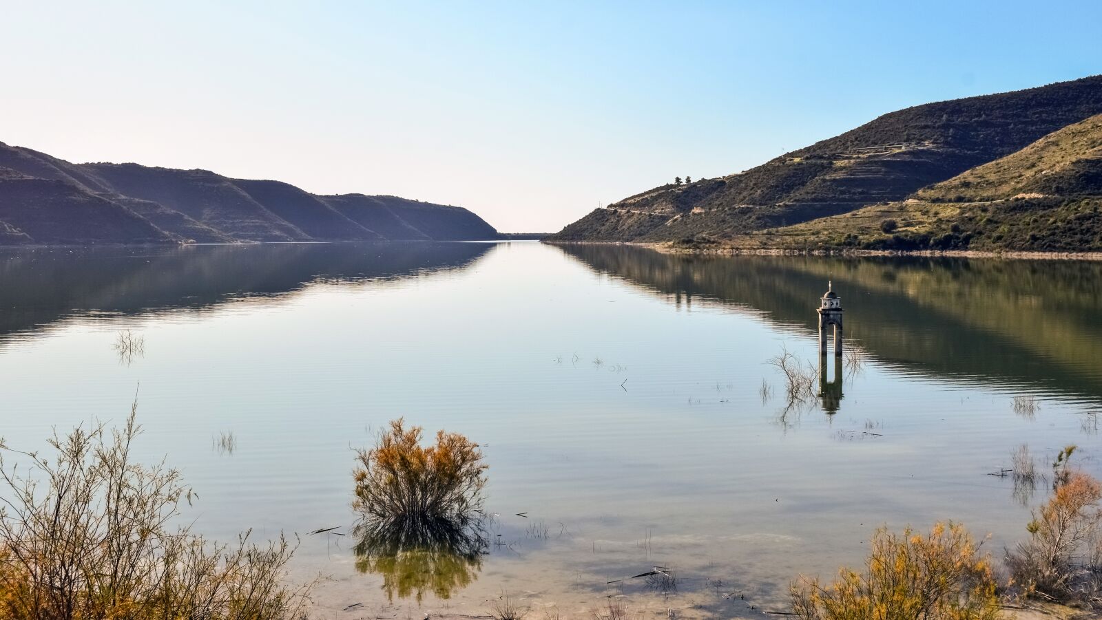 Nikon D3300 sample photo. Kouris dam, lake, sunken photography