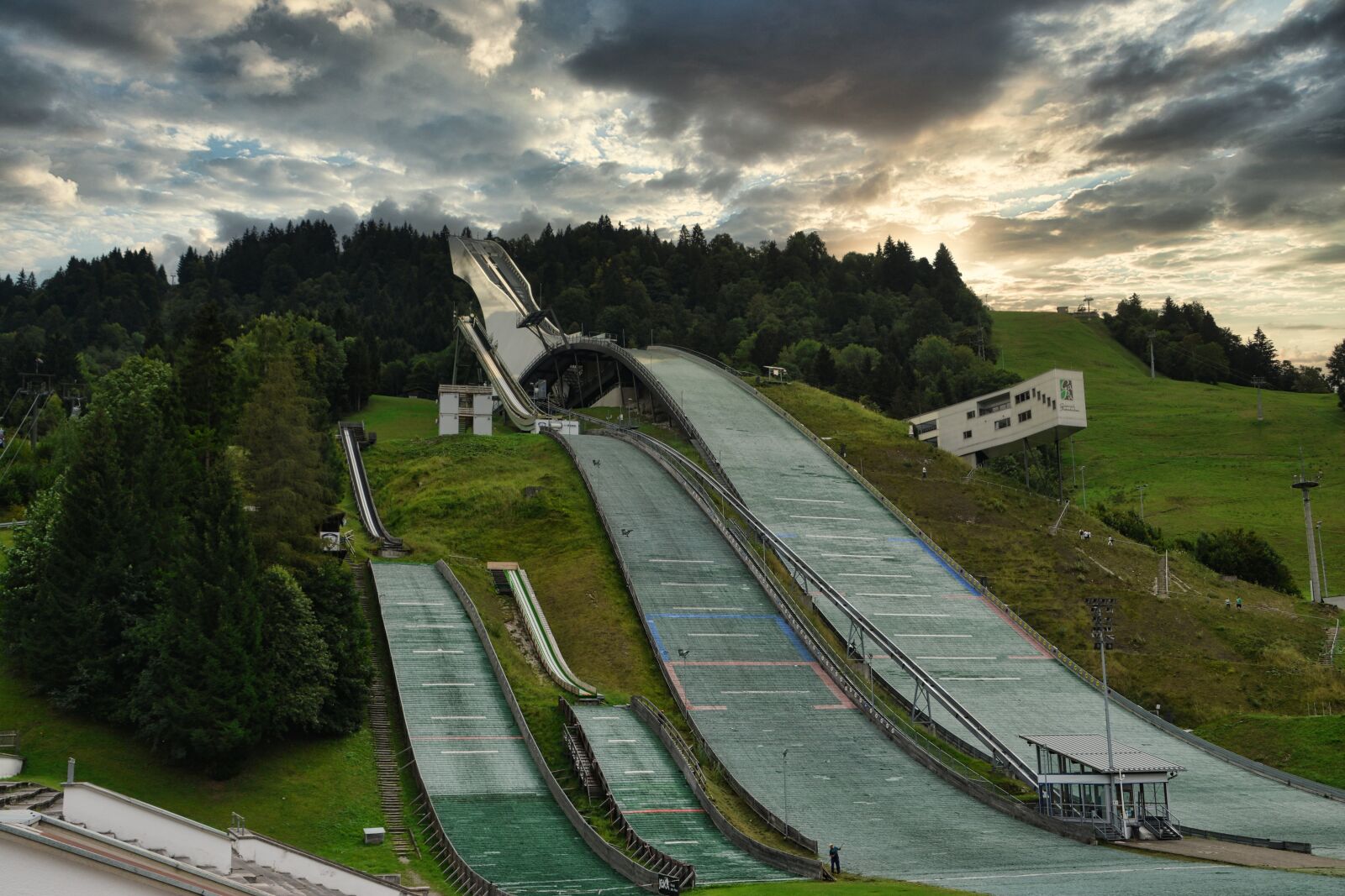 Nikon D5200 sample photo. Garmisch, olympia, hill photography