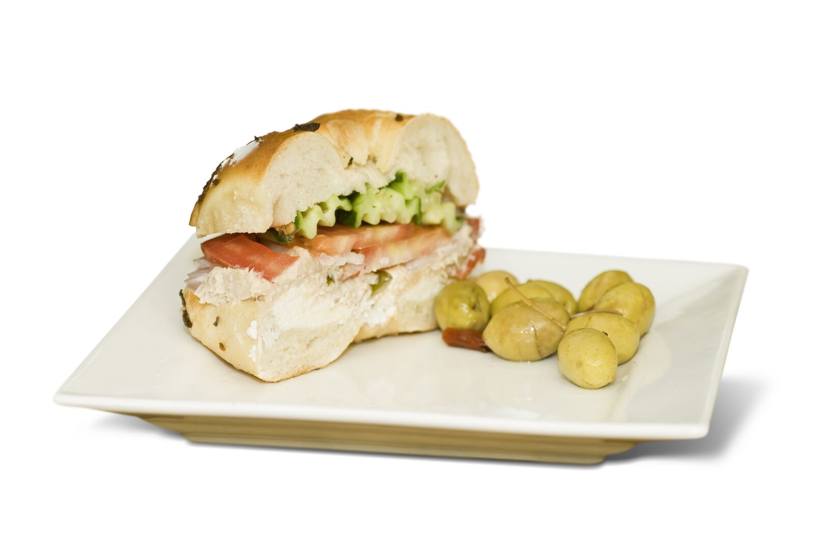 Nikon D80 sample photo. Food, bread, olive photography