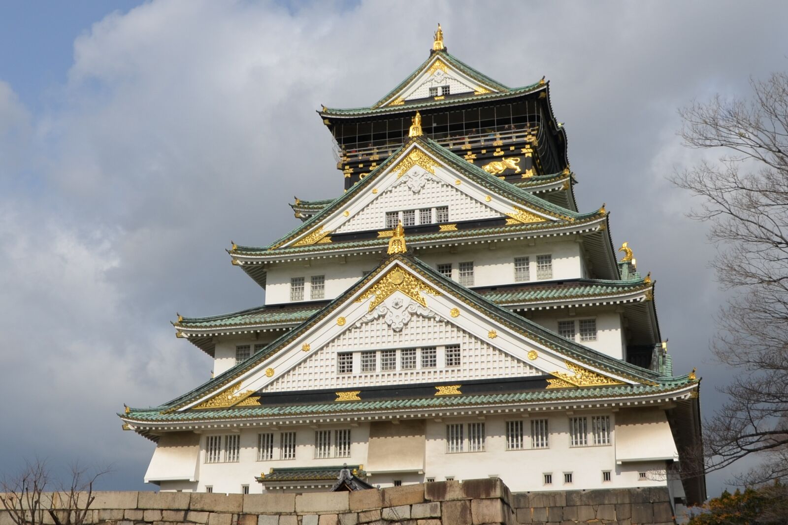 Nikon D5100 sample photo. Osaka castle, castle, osaka photography