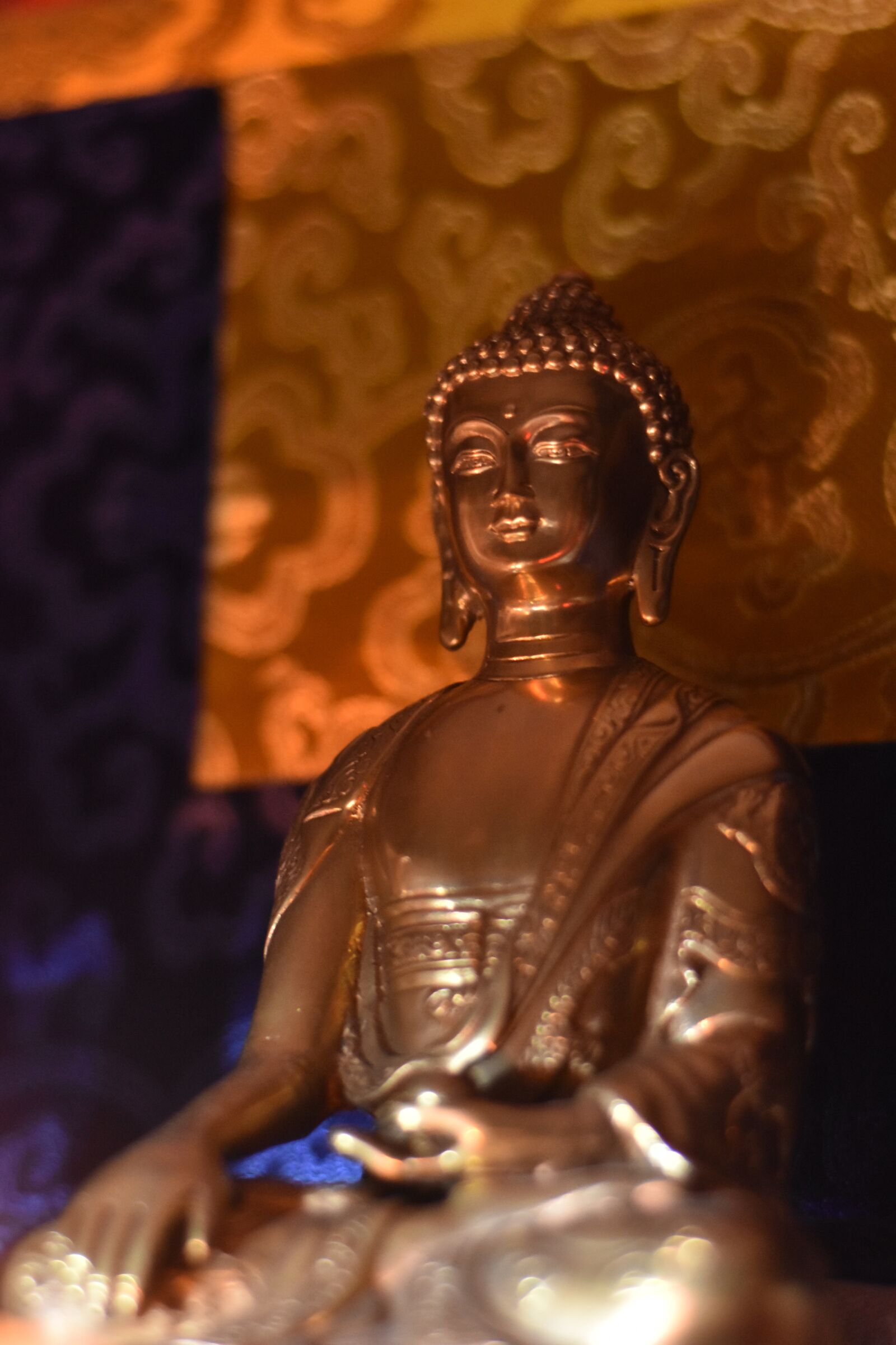 Nikon D7200 sample photo. Buddha, buddhism, gold photography