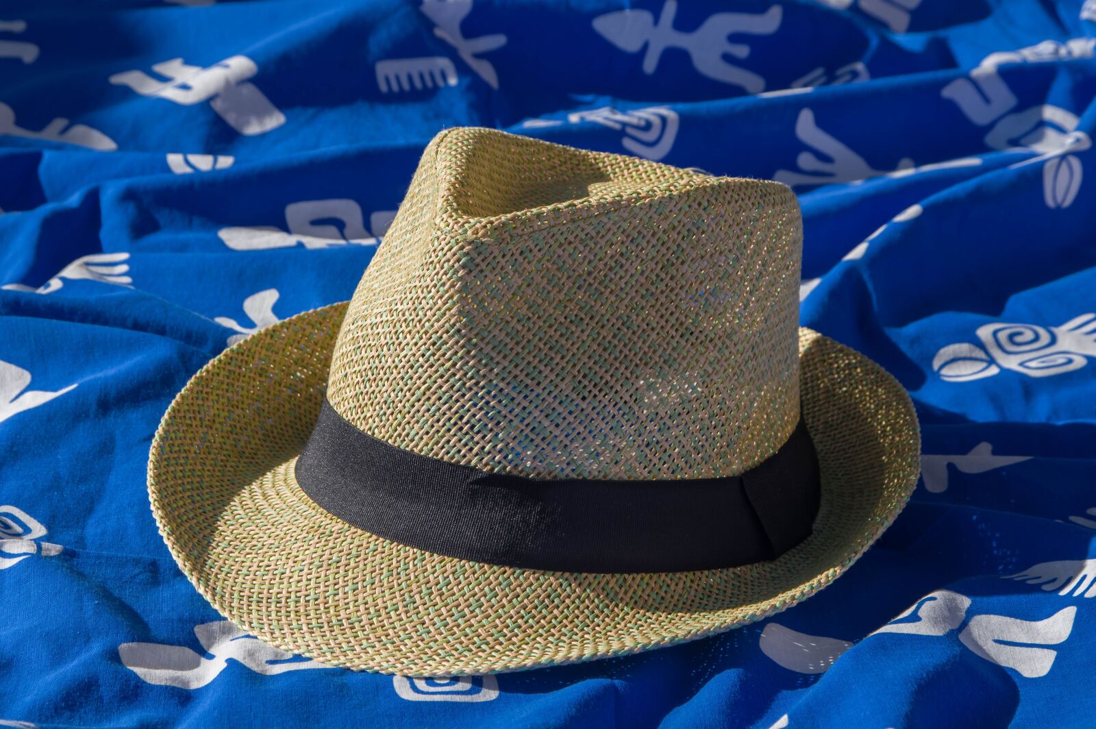 Pentax KP sample photo. Pareo, straw hat, sun photography